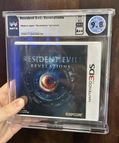 Resident Evil: Revelations, Sealed & Graded WATA 9.8, Nintendo 3DS, Case Cracked