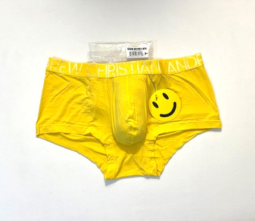 Andrew Christian   Size Large  Modal/Rayon Boxer Brief/Trunks - Yellow  - Pouch