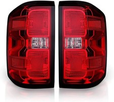 Rear Brake Tail Lights Compatible with 2014-2018 Chevy Silverado 1500 2500HD 350