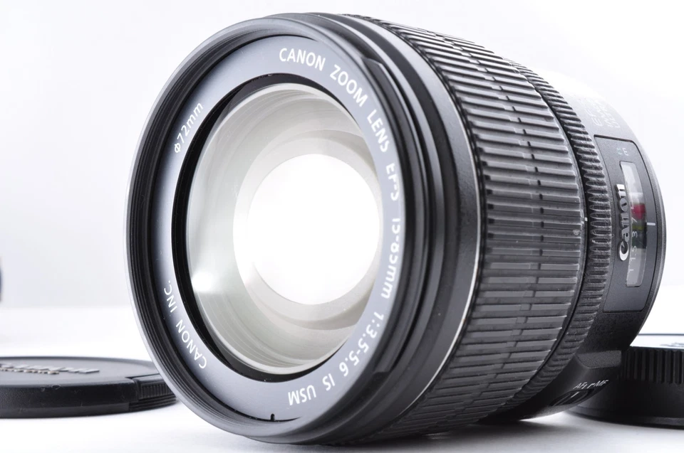 Canon EF-S 15-85mm F/3.5-5.6 IS USM Zoom Lens Cap Exc+5 From Japan #6267 - Image 2 of 4