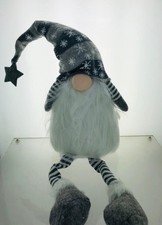 Image of Xmas 22" (56cm) Large Sitting Dangle Leg Gonks Snowflake Hat Choice of 2 Colours