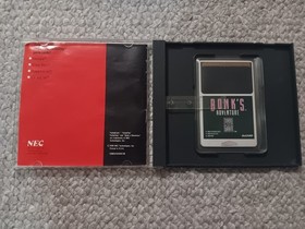 Bonk's Adventure NEC TurboGrafx 16 TurboDuo Hu Card Game COMPLETE IN BOX