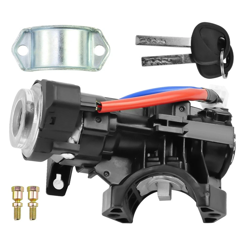 Interruptor de cilindro de bloqueo de encendido y carcasa de cilindro con llaves para Kia Soul 2014-2019 Foto 4 de 4