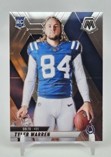 2025 Mosaic Football - Tyler Warren #281 Image Variation RC Indianapolis Colts