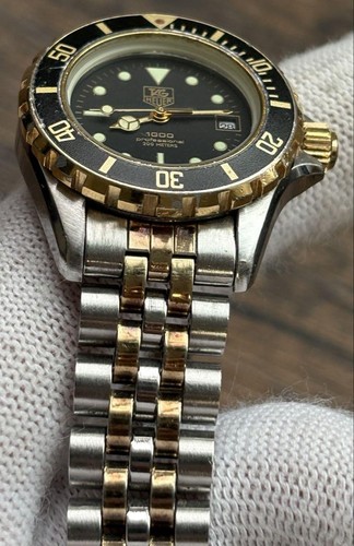 Tag Heuer S95 243 1000 Series Quartz Uhr 32mm Bicolor Diver 200M Selten - Bild 6 von 12