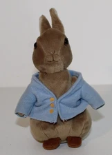 Peter Rabbit Plush Blue Coat Beatrix Potter Bunny Small