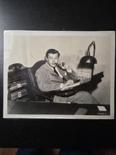 JOSEPH L. MANKIEWICZ Original 1937 MGM Studio Portrait - Producing "Mannequin"