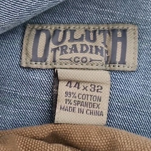 Jean Duluth Trading Ballroom Doble Flex Para Hombre 44 X 32 Ajuste Estándar Azul - Imagen 4 de 6