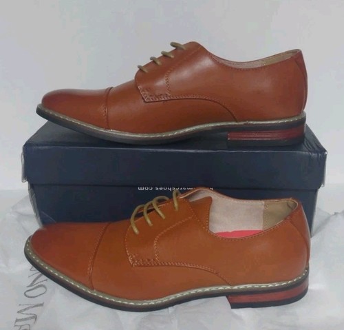Bruno Marc Prince-6 ~Brown ~ Size U.S. 7.5~ Mens Dress Shoes~ NIB - Picture 5 of 9
