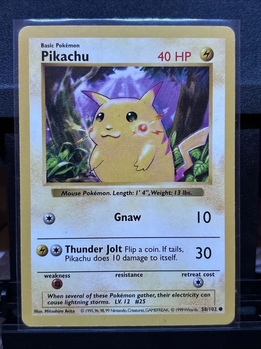 pikachu pokemon card value basic Pikachu (58/102) (Celebrations Metal Card) [Celebrations: 25th Anniver main image 1