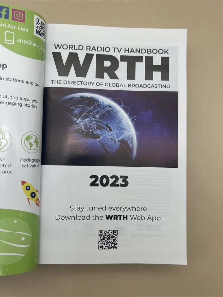 World Radio TV Handbook Warth 2023 The Directory of Global Broadcasting Vol 77 - Image 4 of 4