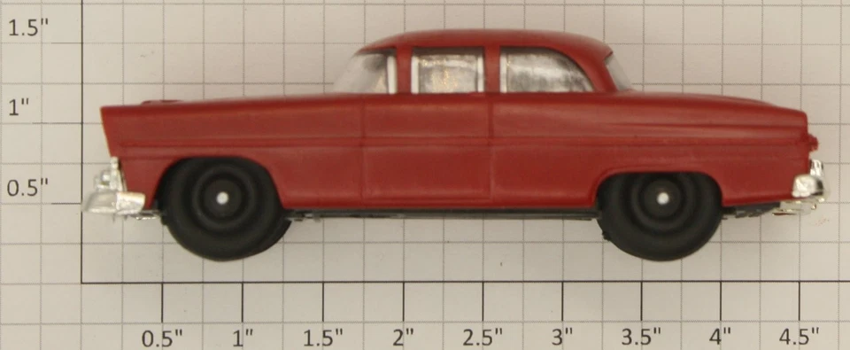 Lionel 6414-25 Red Repro Automobile with Chrome Bumpers - Image 3 of 4
