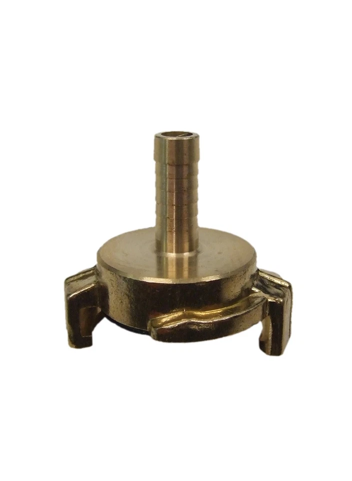 MARKENLOS Messing-Kupplung 3/8" Zoll mit Tülle Schnellkupplung Schlauchkupplung Geka