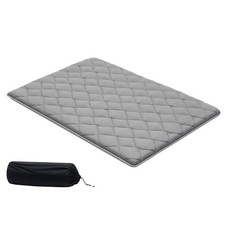 Uimoso Tatami Mattress Full Foldable Futon Mattress with Storage Bag Gray