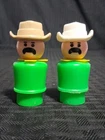 Vintage Fisher Price Little People Zoo Keeper Man Whoops Wrong Hat & Regular