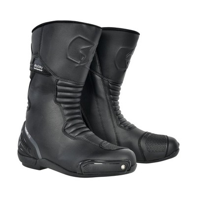 Oxford Code 1.0 Dry2Dry wasserdichte Motorradstiefel Touring Pendlerschuhe schwarz