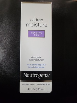 RARE/Discontinued - NEW Neutrogena Oil-Free Moisture for Sensitive Skin 4oz
