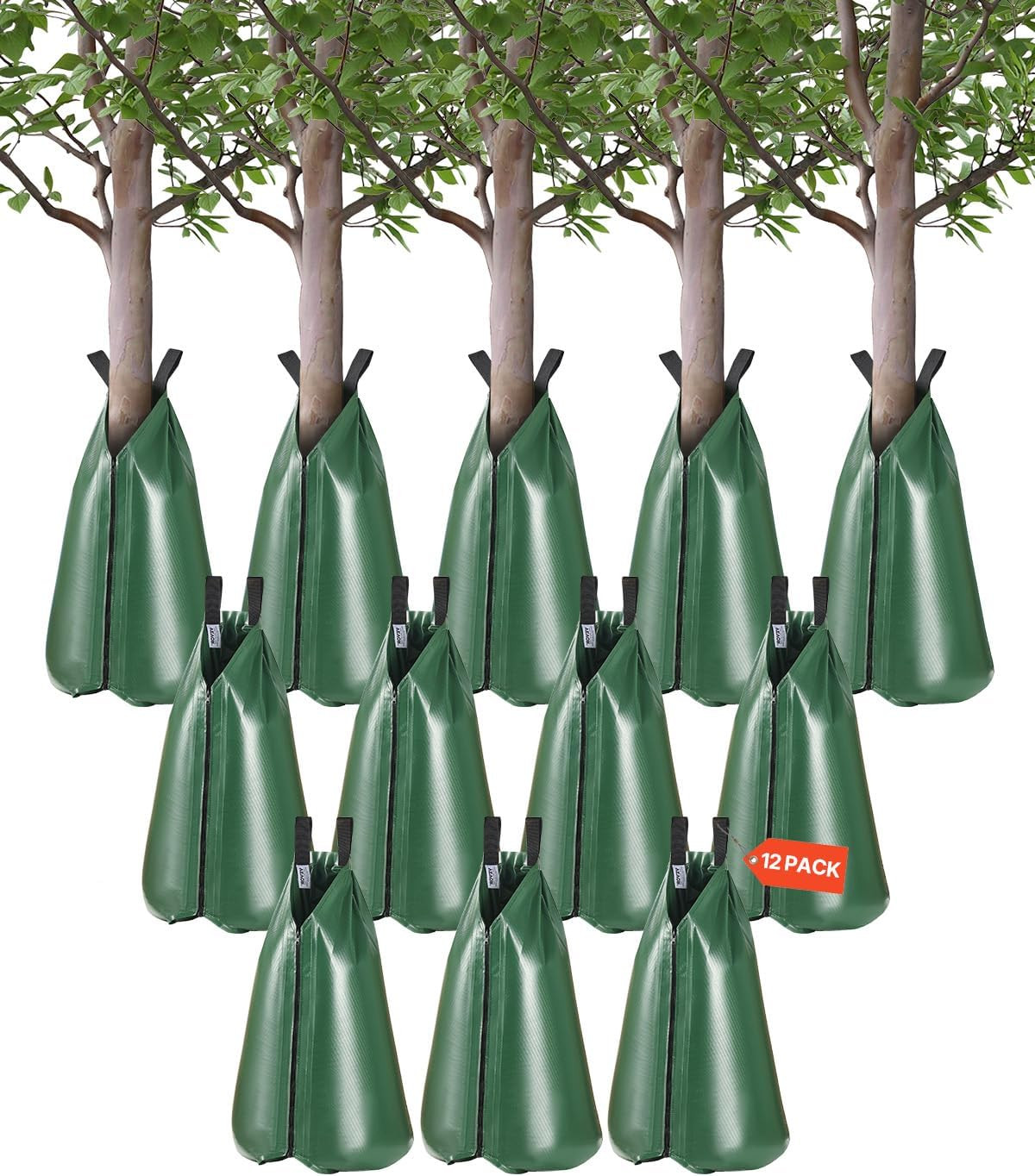 Set 12 Sacchi Alberi 75,7 L - Irrigazione Automatica a Goccia Lenta