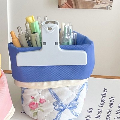 Pencil Case Lovely Bows Pencil Bag Pen Case Standing Pen Pouch for Student