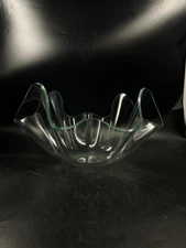 Vintage Pietro Chiesi Guzzini Space Age 70s Lucite Plexiglass Handkerchief Cup