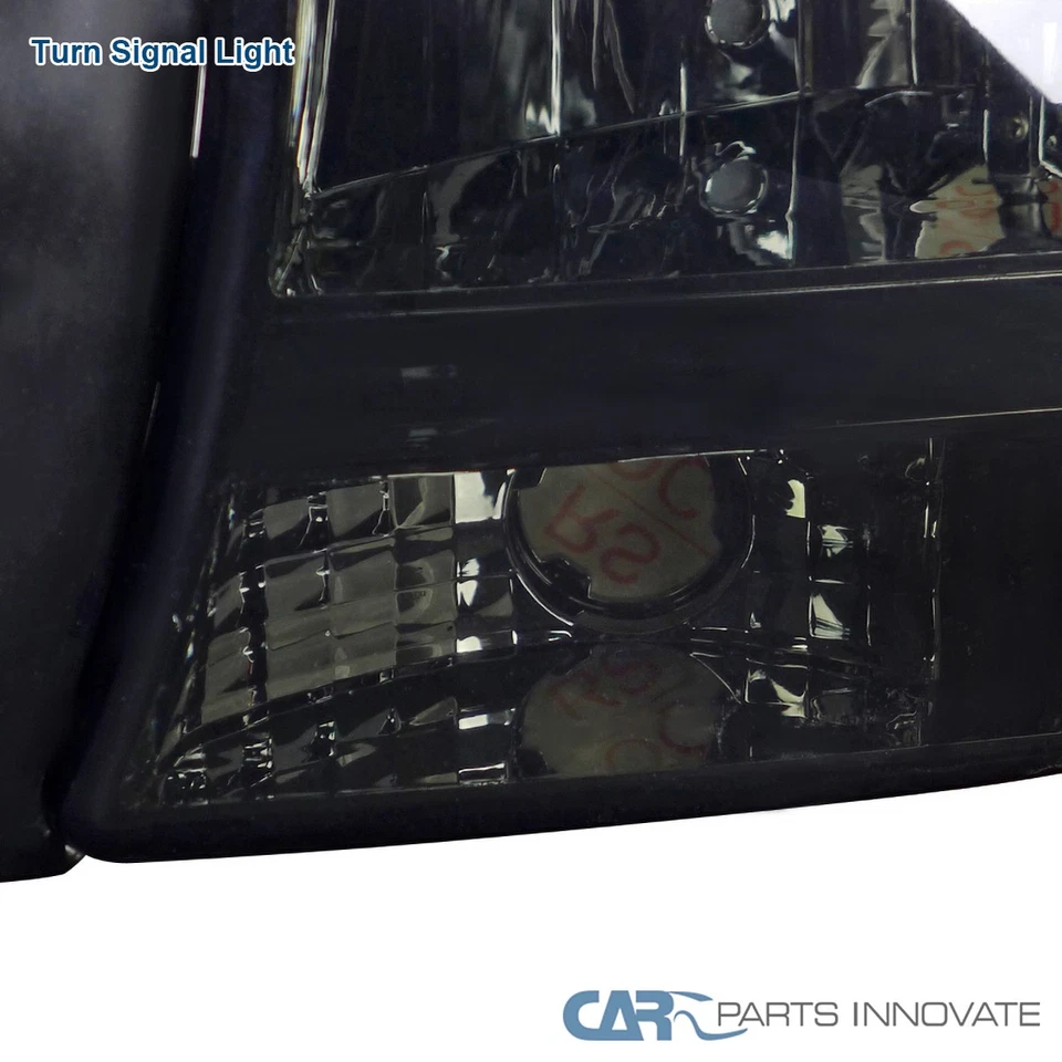 Fits 1997-2004 Dodge Dakota 98-03 Durango Smoke Headlights Head Lamps Assembly - Imagem 4 de 4