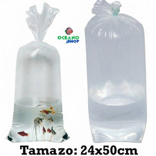 BOLSAS GRANDES transportar PECES RESISTENTES gambas discos plantas acuario