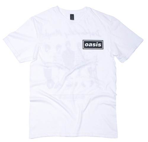 Oasis T Shirt Definitely Maybe Promo Official Reunion Tour 2025 New White 17 - Picture 8 of 10