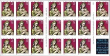 US 3244a - Booklet Pane of 20 + Label.  Christmas 1998.  FREE SHIPPING!!