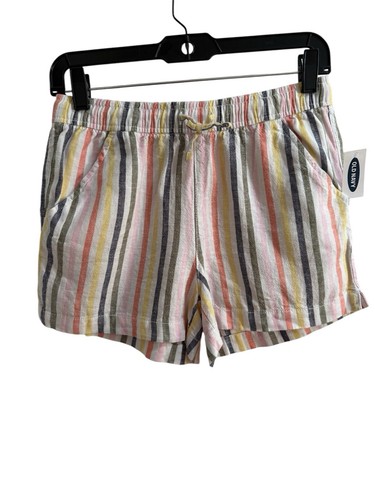 Old Navy Kids XL Multi-Striped Linen Shorts (NWT) - Picture 3 of 8