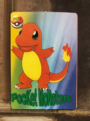 1x x1 1997 Prisma Holo Venonat // Charmander NM Aufkleber Pokemon sehr selten Vintage - Bild 2 von 2