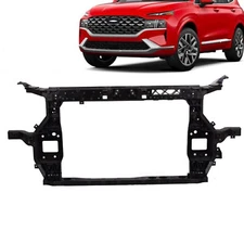 Fit Hyundai Santa Fe 2021-2023 Front Radiator Support Assembly Black 64101-S2500
