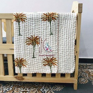 palm tree crib sheet