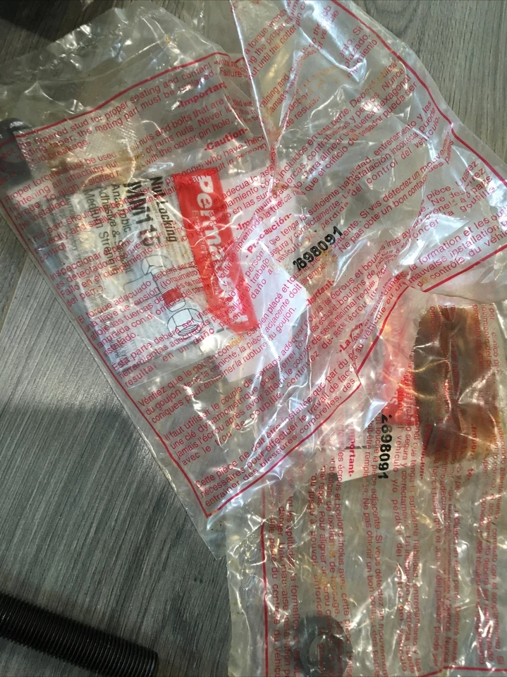 03-14 Chevrolet Express GMC Savana 1500 Extremos de varilla de amarre interior Ambos 2x 405-1162 Nuevo Foto 3 de 4