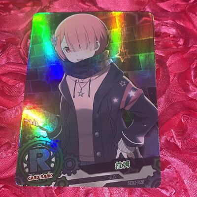 RAM RE: Zero R Goddess Story Sexy Anime Waifu Foil Girl Card Doujin ACG Gift