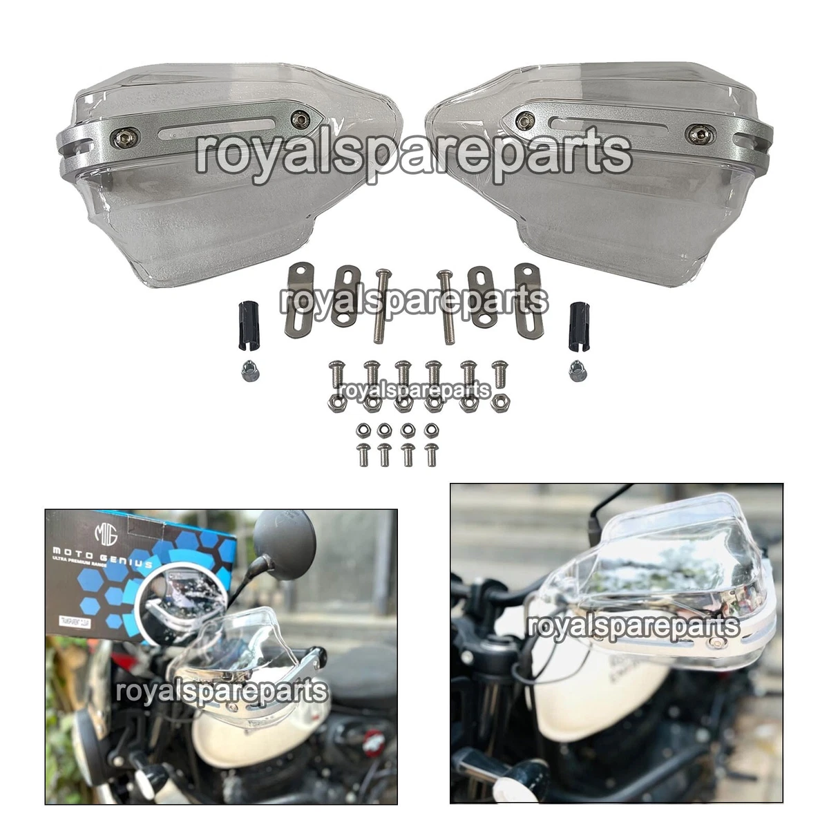 Royal enfield tank cover transparent on sale