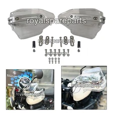 For Royal Enfield Meteor, Hunter & Classic Reborn 350 "Transparent Hand Guard"