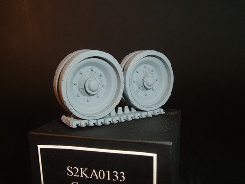 Sovereign 2000 - Cromwell / Challenger road wheel set distresse 1/35th - S2KA013 - Picture 9 of 10