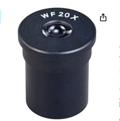 New WF20X Wide Field Microscope Eyepiece 23.2mm for Biological Microscopes