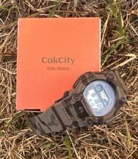 -CakCity Boys Camouflage LED Sports Kids Watch Waterproof Digital Electronic