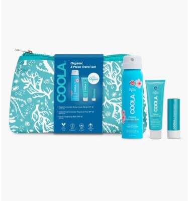Tommy Bahamas COOLA Organic Sunscreen Set With Bag