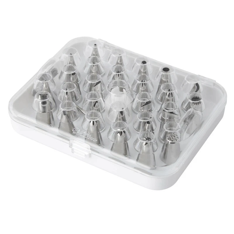 Wilton Deluxe Decorating Tip Set, 29-Piece, Stainless Steel and Plastic - Image 4 of 4