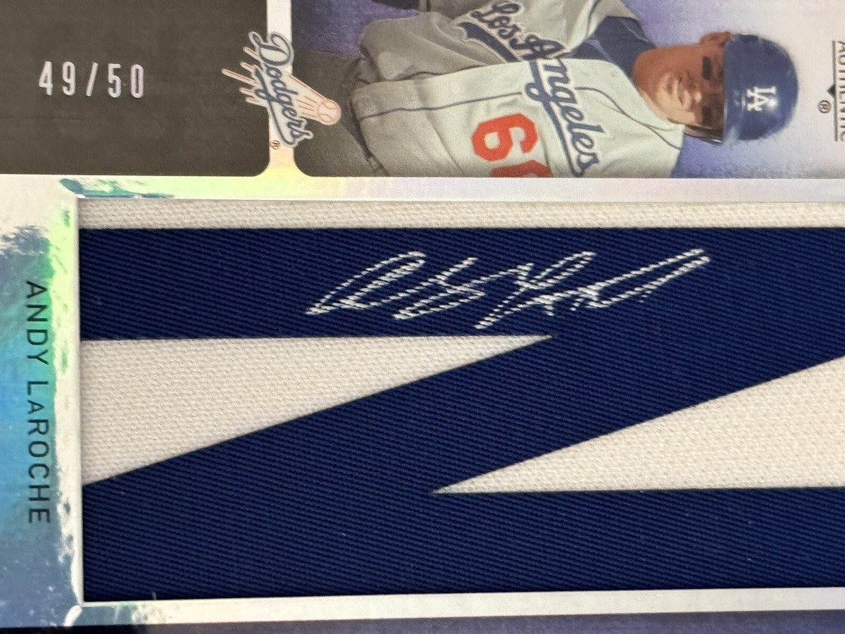 Andy LaRoche 2007 SP Authentic By The Letter N Signatures Auto