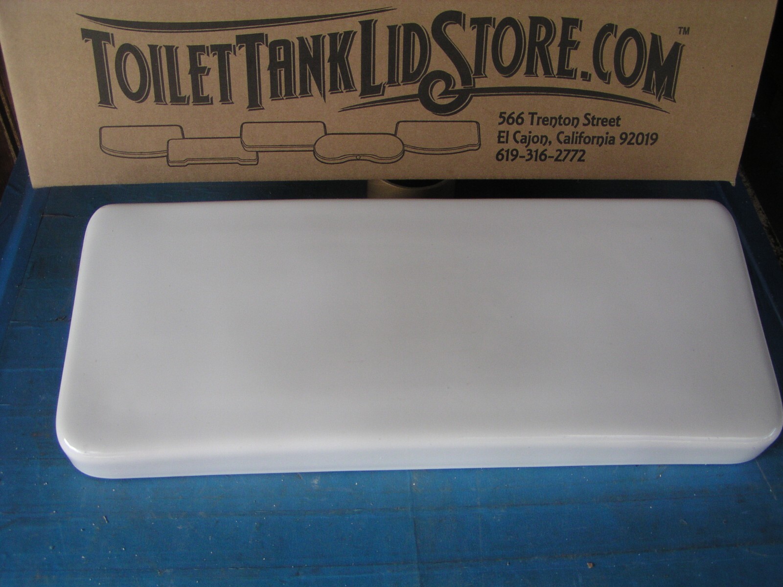 Universal Rundle 4458 New Castle Toilet Tank Lid Sears 7384914 WHITE