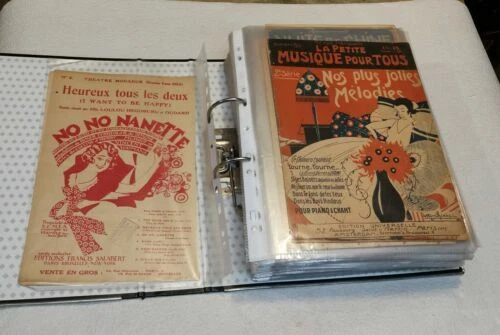 Partitions de collection en chanson, variété française