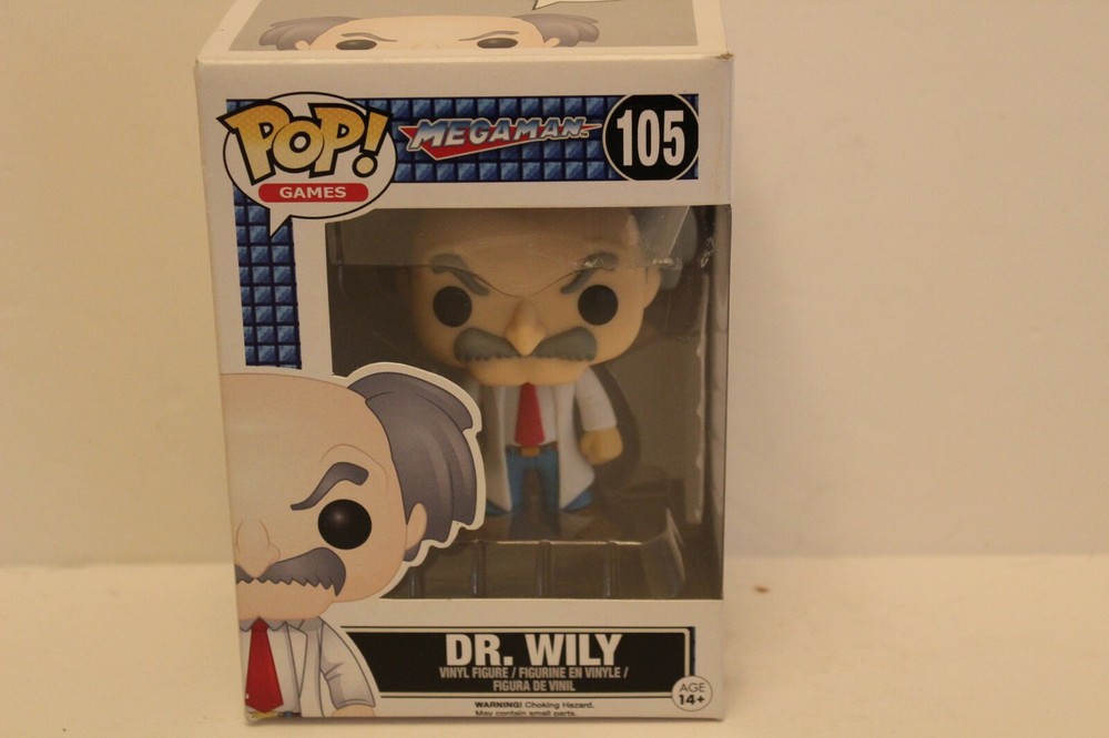 Funko Pop Mega Man Dr Wily #105 Collectible Vinyl Figure  