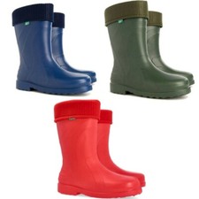 DEMAR federleichte EVA Gummistiefel gefüttert Regenstiefel Thermostiefel LUNA