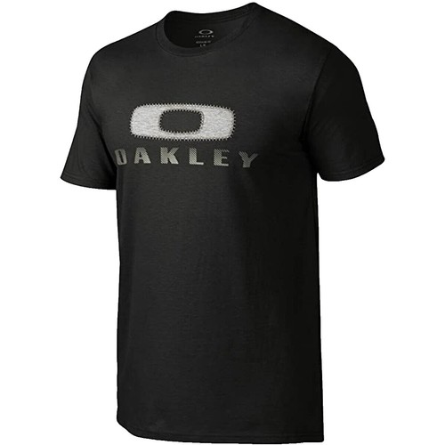 Vintage Oakley Skull Software Y2k Short Sleeve Button Shirt Men's