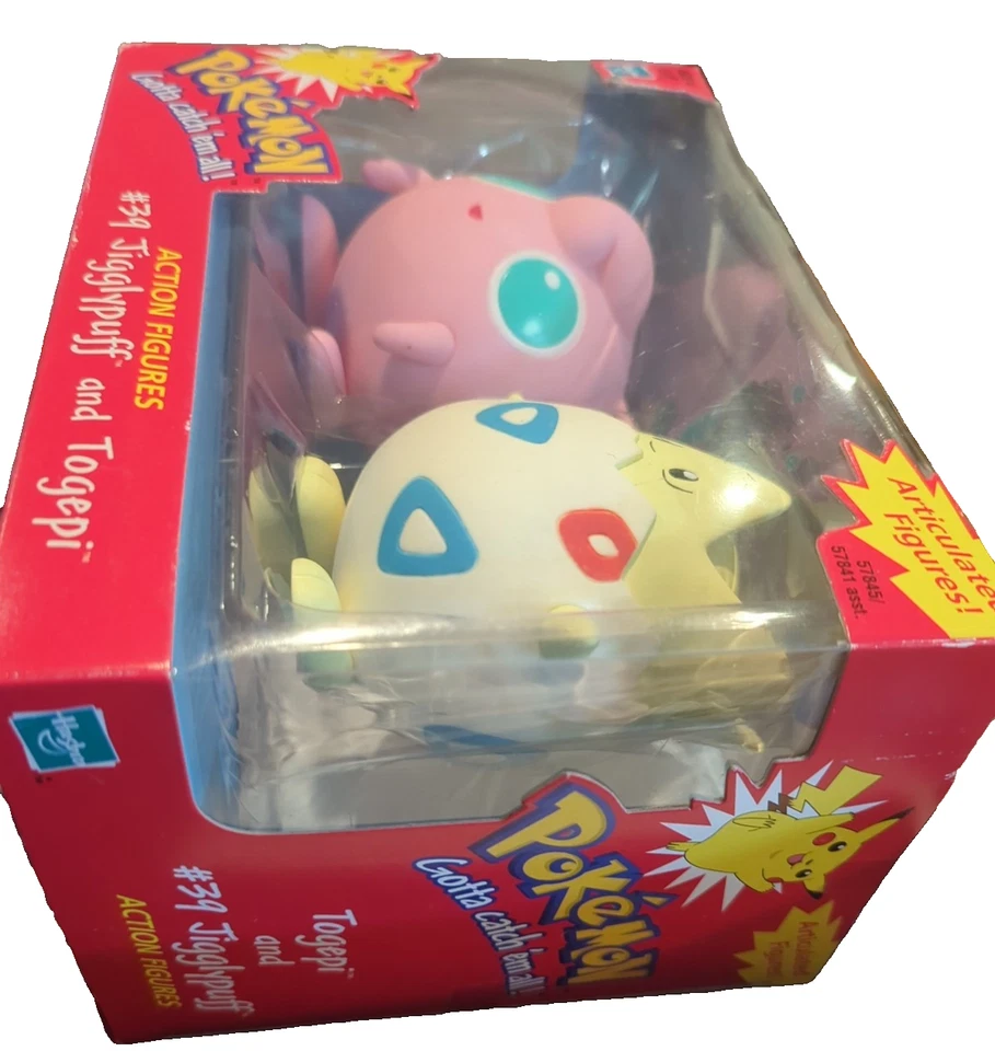 Figura de acción articulada Jigglypuff Togepi Pokemon The Movie 1999 #39 rara nueva Foto 3 de 4