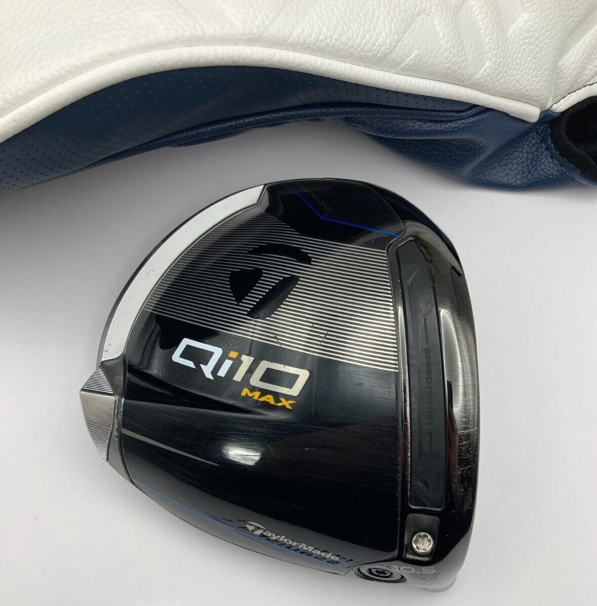 Taylormade Qi10 MAX 10.5 driver head only with head cover RH Taylormade Qi10 MAX 10.5 driver head only with head cover RH