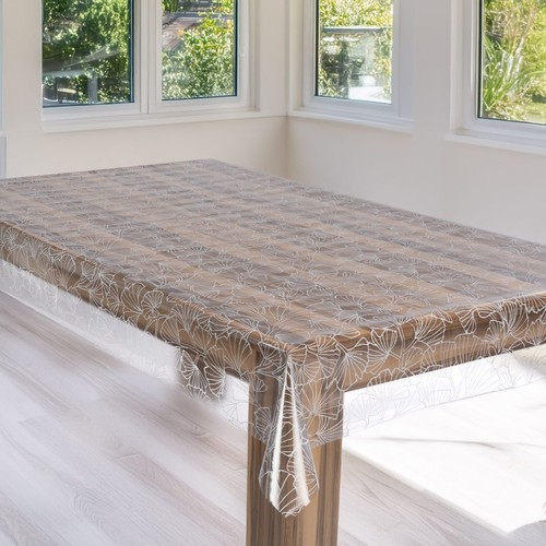 Laro Premium Line 0,3mm weich transparente Tischdecke Folie Transparent Ginko - Bild 2 von 5